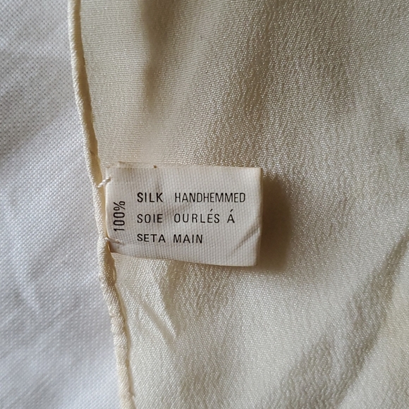 Vintage Dueling Swan Silk Scarf - Picture 5 of 5